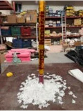 75 cm Beyaz Kelebekli Konfeti